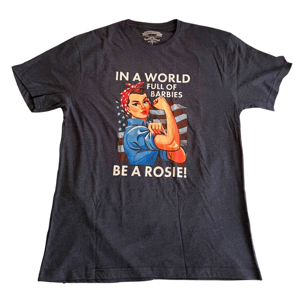I Love My Freedom Women’s Blue Be A Rosie T-shirt